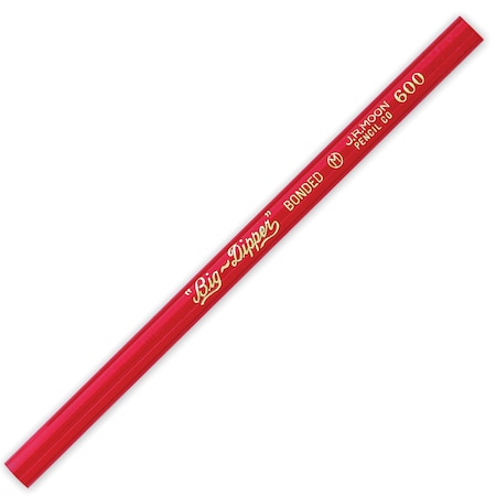 J.R. Moon Pencil Co Big-Dipper Pencils, Without Eraser, PK36 600